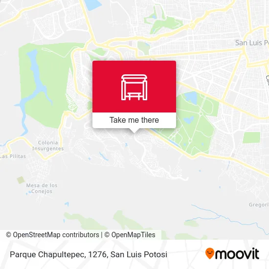 Parque Chapultepec, 1276 map