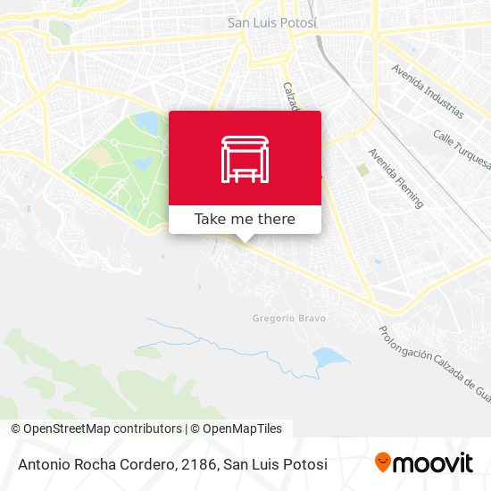Antonio Rocha Cordero, 2186 map