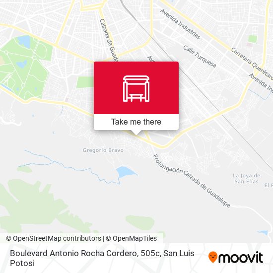 Boulevard Antonio Rocha Cordero, 505c map