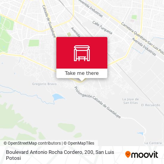 Boulevard Antonio Rocha Cordero, 200 map