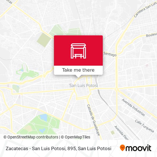 Zacatecas - San Luis Potosi, 895 map