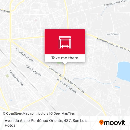 Mapa de Avenida Anillo Periférico Oriente, 437