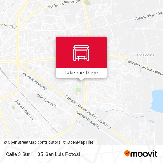 Calle 3 Sur, 1105 map