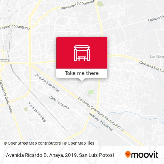 Avenida Ricardo B. Anaya, 2019 map