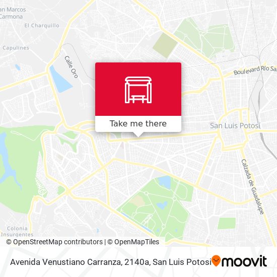 Mapa de Avenida Venustiano Carranza, 2140a