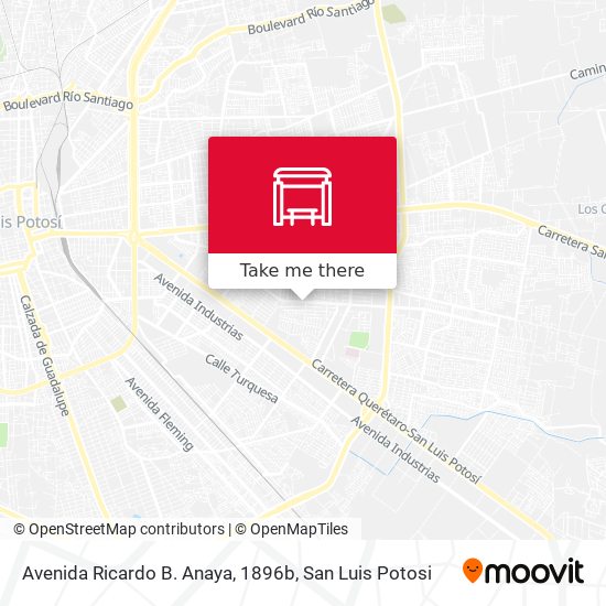 Mapa de Avenida Ricardo B. Anaya, 1896b