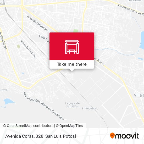 Avenida Coras, 328 map