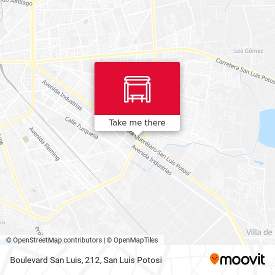 Boulevard San Luis, 212 map