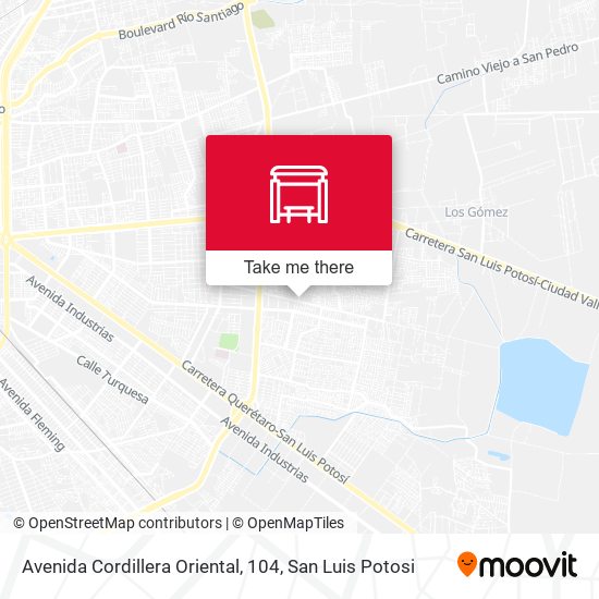 Avenida Cordillera Oriental, 104 map