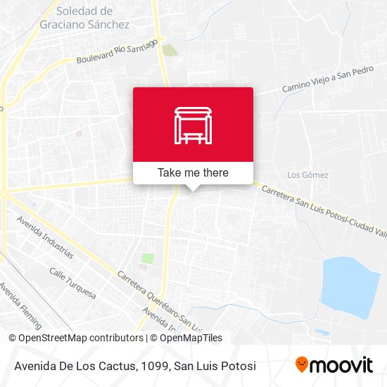 Avenida De Los Cactus, 1099 map