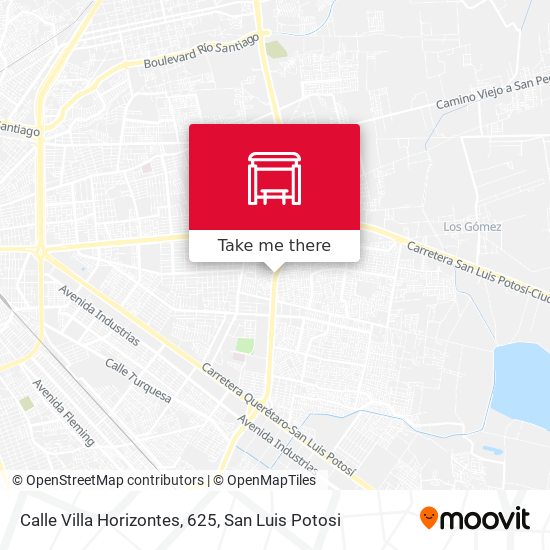 Mapa de Calle Villa Horizontes, 625
