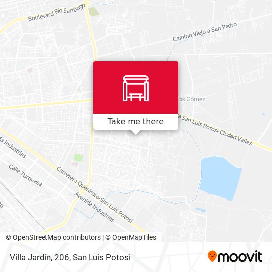 Villa Jardín, 206 map