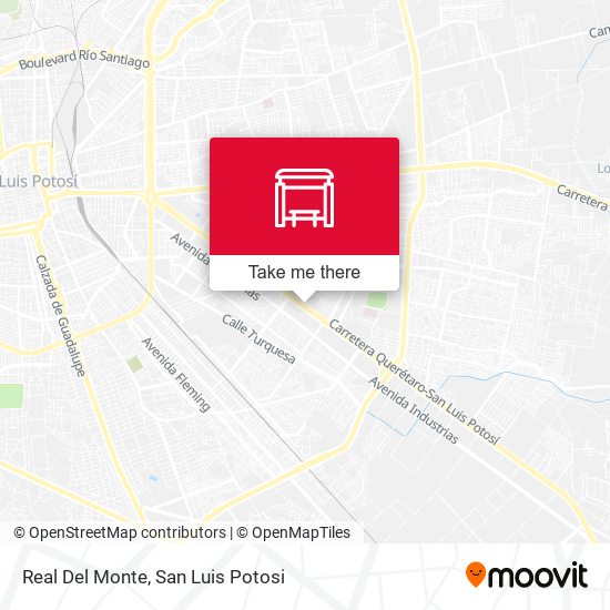Real Del Monte map