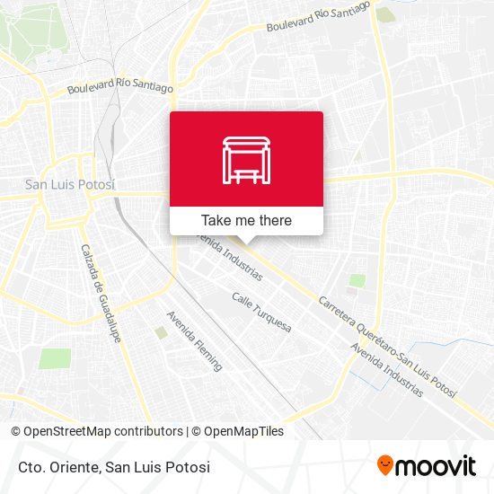 Cto. Oriente map