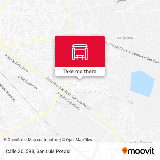 Calle 26, 598 map