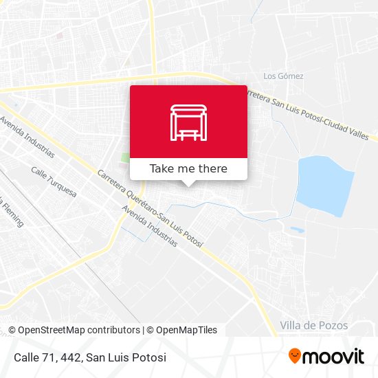 Mapa de Calle 71, 442