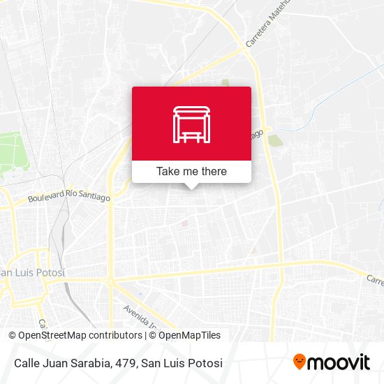 Mapa de Calle Juan Sarabia, 479