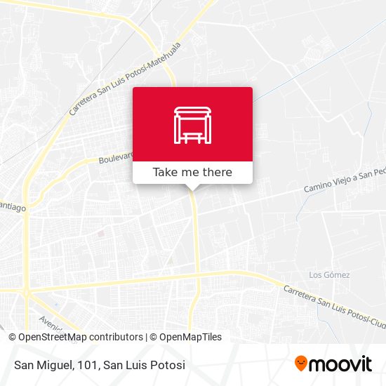San Miguel, 101 map