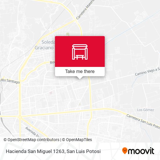 Mapa de Hacienda San Miguel 1263