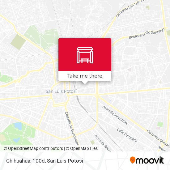 Chihuahua, 100d map