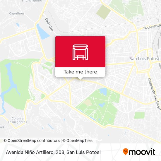 Avenida Niño Artillero, 208 map