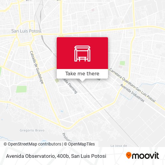 Mapa de Avenida Observatorio, 400b