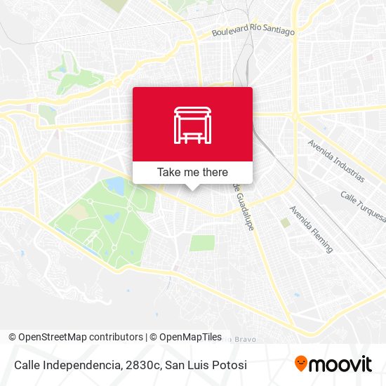 Calle Independencia, 2830c map