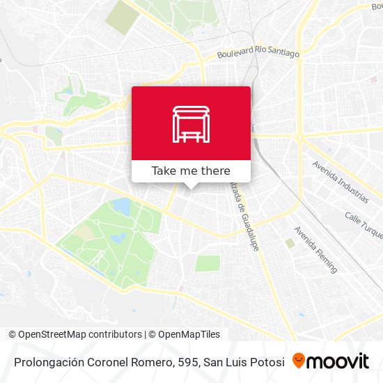 Prolongación Coronel Romero, 595 map
