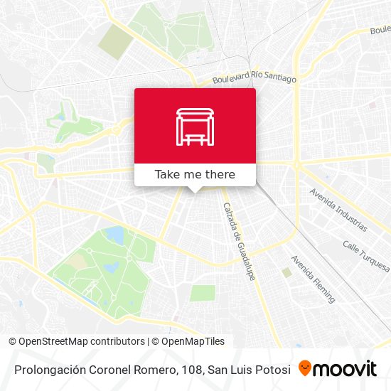 Prolongación Coronel Romero, 108 map
