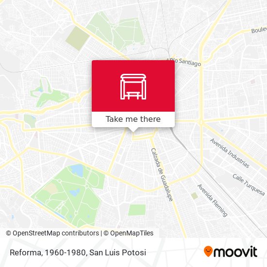 Reforma, 1960-1980 map