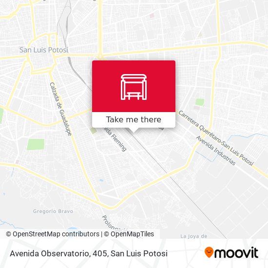 Avenida Observatorio, 405 map