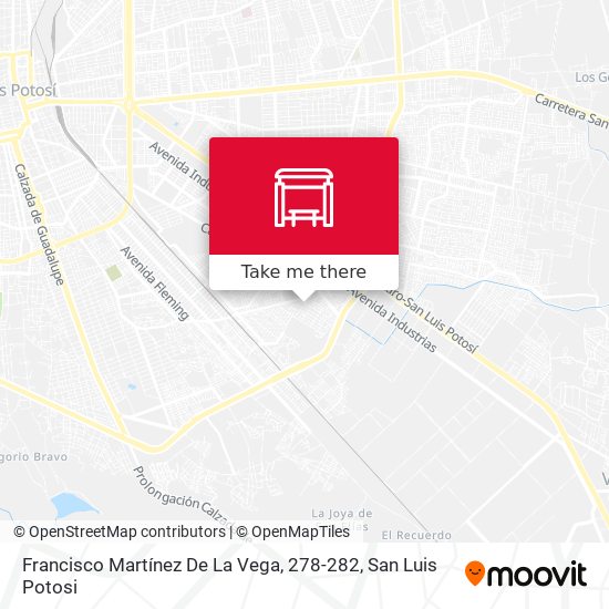 Francisco Martínez De La Vega, 278-282 map