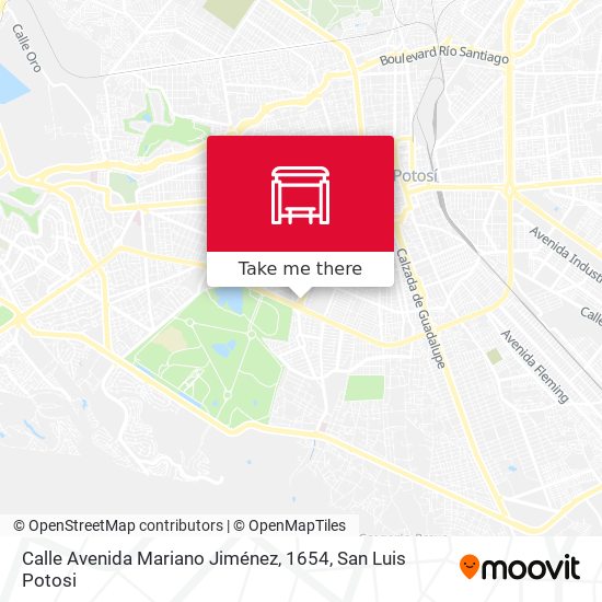 Mapa de Calle Avenida Mariano Jiménez, 1654