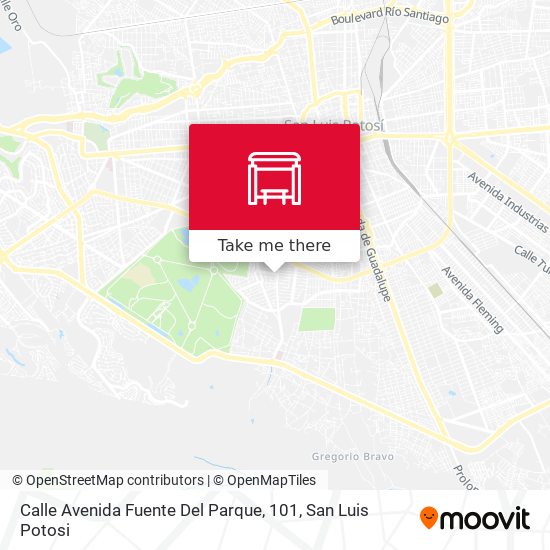 Calle Avenida Fuente Del Parque, 101 map