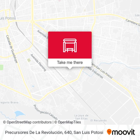 Mapa de Precursores De La Revolución, 640