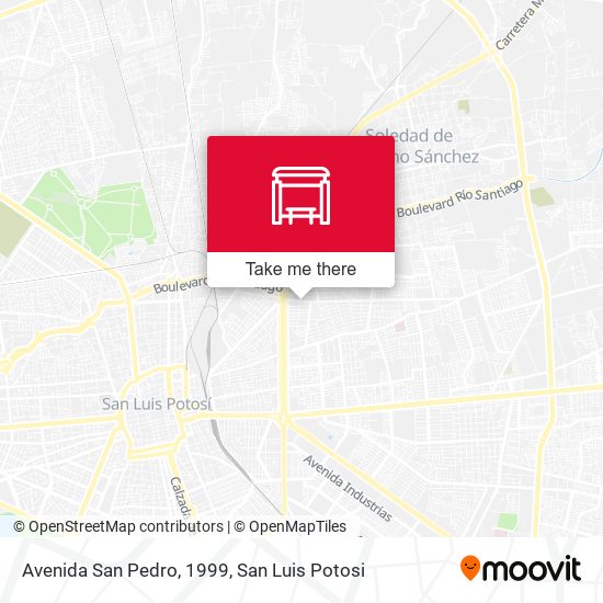 Avenida San Pedro, 1999 map