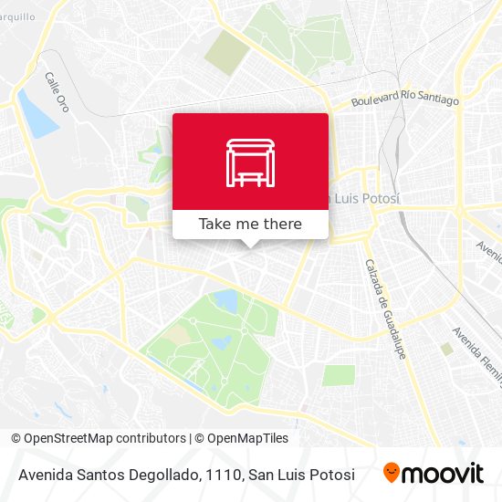 Avenida Santos Degollado, 1110 map