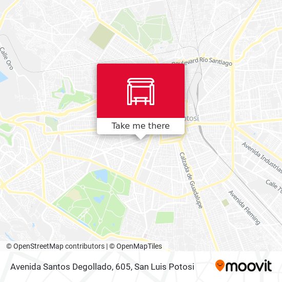 Avenida Santos Degollado, 605 map