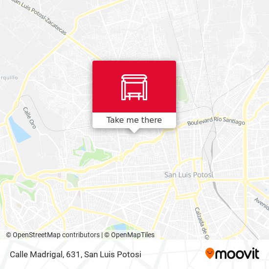 Mapa de Calle Madrigal, 631