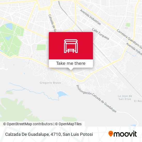 Calzada De Guadalupe, 4710 map