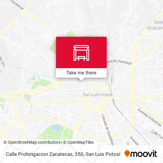 Calle Prolongacion Zacatecas, 350 map