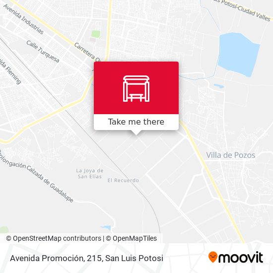 Mapa de Avenida Promoción, 215