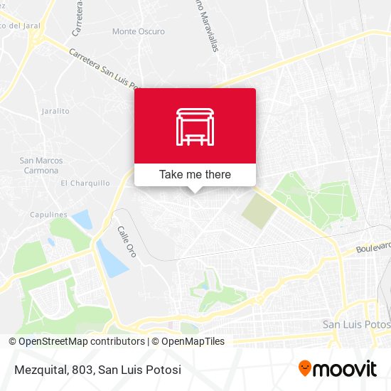 Mezquital, 803 map