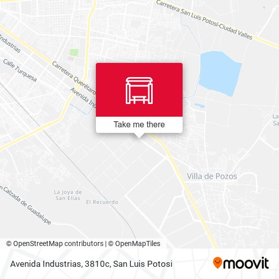 Avenida Industrias, 3810c map
