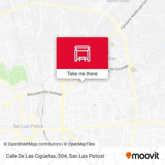 Calle De Las Cigüeñas, 304 map