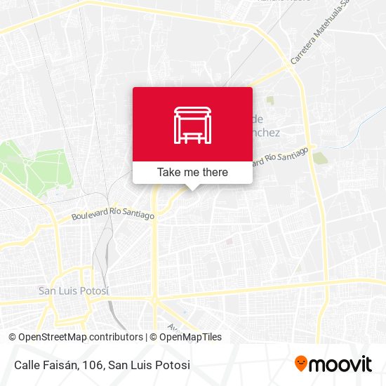 Calle Faisán, 106 map
