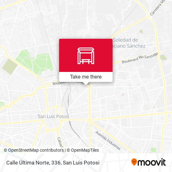 Calle Última Norte, 336 map