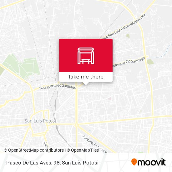 Mapa de Paseo De Las Aves, 98