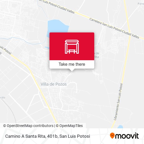 Camino A Santa Rita, 401b map