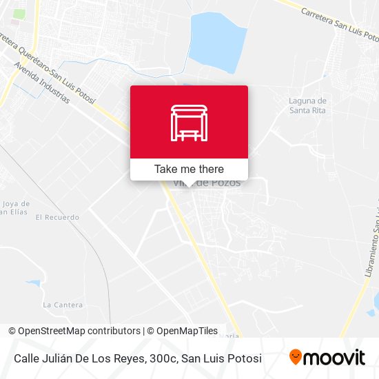 Mapa de Calle Julián De Los Reyes, 300c